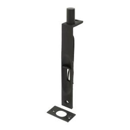 DENDESIGNS 6 in. Heavy Duty Square Flush Bolt; Oil Rubbed Bronze - Solid DE843247